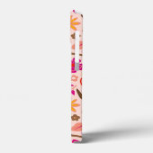 Floral und Bird Retro gestylt Case-Mate iPhone Hülle (Rückseite / Links)