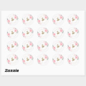 Floral und Gold Ballerina Stickers (Blatt)