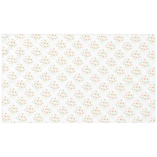 Floral und Polka Dot Gemustert Tischdecke (Vorderseite (Horizontal))