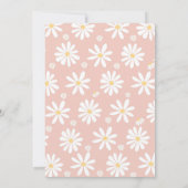 Floral Unicorn Magical Day Birthday Invitation Einladung (Rückseite)