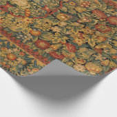 Floral Unicorn Motif Geschenkpapier (Ecke)