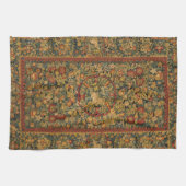 Floral Unicorn Motif Geschirrtuch (Horizontal)