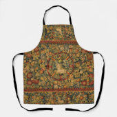 Floral Unicorn Motif Schürze (Vorderseite)