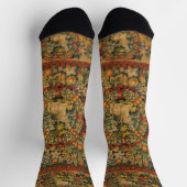 Floral Unicorn Motif Socken (Oben)