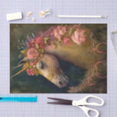 Floral Unicorn Seidenpapier (Handwerk)