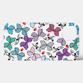 Floral Valentine Muster Case-Mate iPhone Hülle (Rückseite (Horizontal))