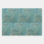 Floral Van Gogh Irises Sunflowers Almond Blossom Geschenkpapier Set (Vorderseite 3)