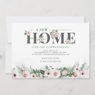 Floral Verschieben Botanische neue Adresse übertra Ankündigung