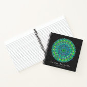 Floral Verziert Mandala Notizblock (Innenseite)