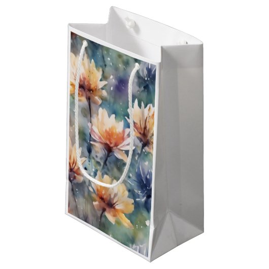 Floral vibes kleine geschenktüte (Vorderseite Schrägansicht)