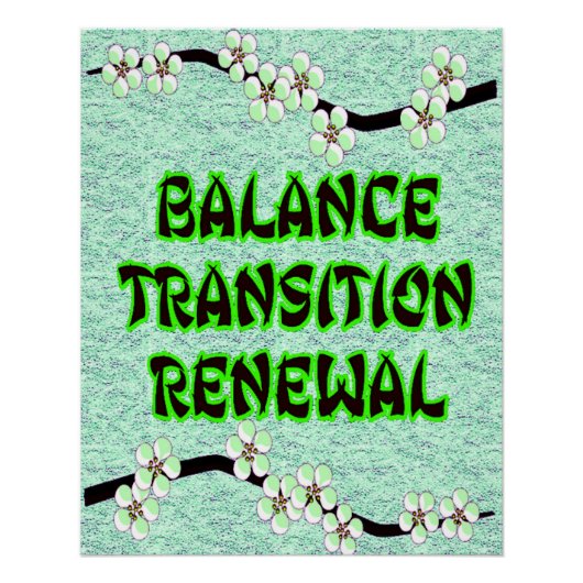 floral vibes poster (Vorderseite)