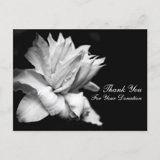 Floral vielen Dank für Ihre Spende individuell anp Postkarte