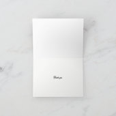 Floral Vielen Dank Karte (Innenseite)
