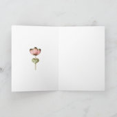 Floral Vielen Dank Karte (Innenseite)