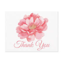 Floral Vielen Dank Pink Peony Blume Peonies