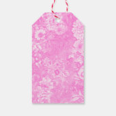 Floral Viktorianisches Brautparty Vielen Dank Geschenkanhänger (Rückseite)