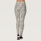 Floral Vines Pattern – Elegant Twisting Botanical  Leggings (Rückseite)