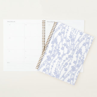Floral Vines (White - Periwinkle) Planer