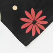 Floral Vintag Schöne moderne Sammlung Fleecedecke (Ecke)