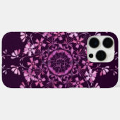 floral vintage element. monogram.   iPhone case (Rückseite (Horizontal))