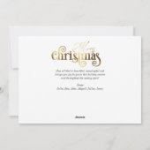 Floral Violins Musik Weihnachten Foto Weihnachtska (Rückseite)