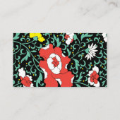 floral visitenkarte (Rückseite)