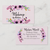 floral visitenkarte (Vorne/Hinten)