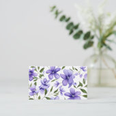 floral visitenkarte (Stehend Vorderseite)