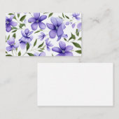 floral visitenkarte (Vorne/Hinten)