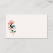 Floral Visitenkarte (Vorderseite)