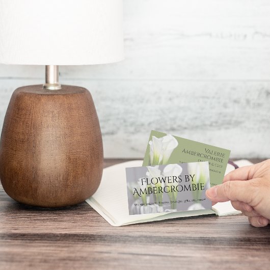 floral visitenkarte
