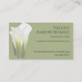 floral visitenkarte (Rückseite)