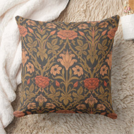 Floral W. Morris Pattern Pillow Kissen