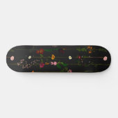 Floral Wallroll - Dunkel Skateboard (Horizontal)