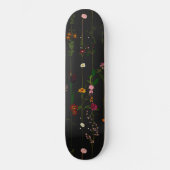 Floral Wallroll - Dunkel Skateboard (Vorderseite)