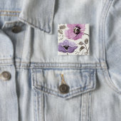 Floral Waltz Plum Blume Button (Beispiel)