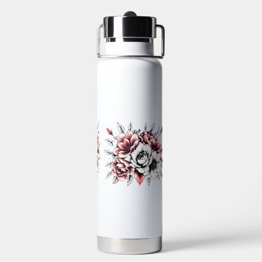 Floral Wasser Flasche (Hinten)