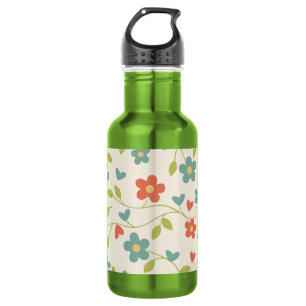 Floral Wasser Flasche Edelstahlflasche