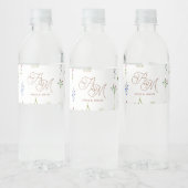 Floral Wasser Flasche Wasserflaschenetikett (Flaschen)