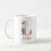 Floral Wasserfarbe Erste Tasse - L (Links)