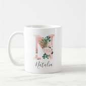 Floral Wasserfarbe Erste Tasse - N (Links)
