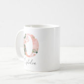 Floral Wasserfarbe Erste Tasse - O (Vorderseite Links)