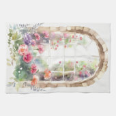 Floral Wasserfarbe gestrichen Arch Geschirrtuch (Horizontal)