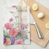 Floral Wasserfarbe gestrichen Arch Geschirrtuch (Viertel Falte)