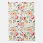 Floral Wasserfarbe Küchentücher (Vertikal)