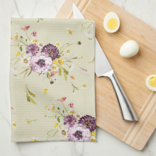 Floral Wasserfarbe Küchentücher