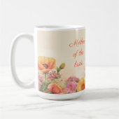 Floral Wasserfarbe Mutter der Braut Kaffeetasse (Links)