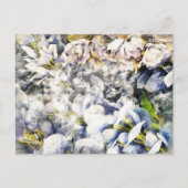 Floral Wasserfarbe Postkarte 4 (Vorderseite)