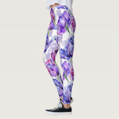 Floral Wasserfarbe Tulip Leggings (Links)