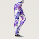 Floral Wasserfarbe Tulip Leggings (Rechts)